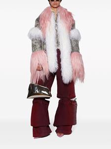 theattico The Attico Uitgesneden jeans - Rood