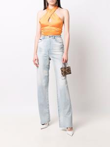 Philipp Plein High waist jeans - Blauw