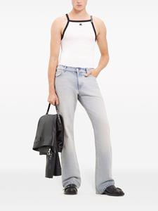 Courrèges Bootcut katoenen jeans - Blauw