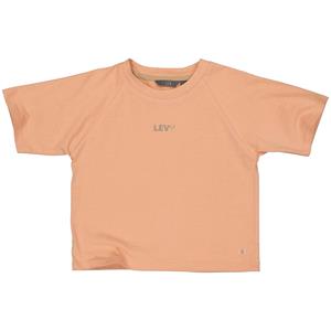 LEVV Meisjes t-shirt - Katie - Zacht koraal