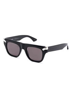 alexandermcqueeneyewear Alexander McQueen Eyewear Zonnebril met vierkant montuur - Zwart