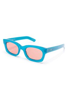 Retrosuperfuture Ambo zonnebril met rechthoekig montuur - Blauw