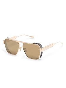 Balmain Eyewear Zonnebril met piloten montuur - Goud