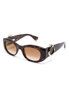 Cartier Eyewear Zonnebril met rechthoekig montuur - Bruin