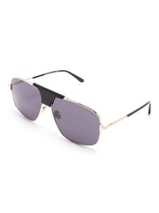 tomfordeyewear TOM FORD Eyewear Tex zonnebril met piloten montuur - Zwart