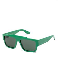 Gucci Eyewear Zonnebril met rechthoekig montuur - Groen