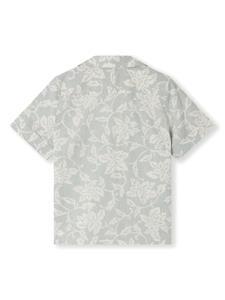 Bonpoint Steve katoenen shirt met bloemenprint - Grijs