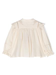 etrokids ETRO KIDS Shirt met bandkraag - Beige