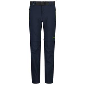  Boy's Zip Off Pant with Belt - Afritsbroek, blauw