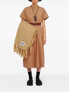jilsander Jil Sander Kraagloze blousejurk - Bruin