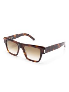 saintlaurenteyewear Saint Laurent Eyewear SL 469 zonnebril met vierkant montuur - Bruin