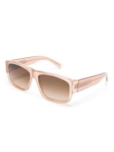 Saint Laurent Eyewear SL 689 zonnebril met rechthoekig montuur - Beige