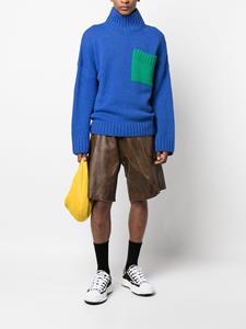 JW Anderson TWISTED LEATHER SHORTS - Bruin