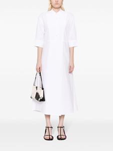 studionicholson Studio Nicholson Katoenen shirtjurk - Wit