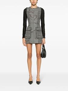 marineserre Marine Serre Mini-jurk met camouflageprint - Grijs