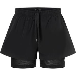 super.natural - Women's Double Layer Shorts - Short, zwart