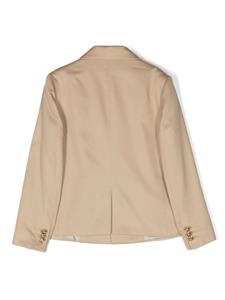 versacekids Versace Kids Blazer met enkele rij knopen - Beige