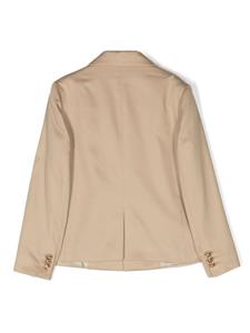 Versace Kids Blazer met enkele rij knopen - Beige