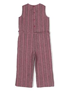 ilgufo Il Gufo Gestreepte jumpsuit - Roze