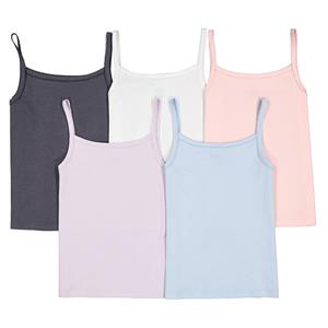 LA REDOUTE COLLECTIONS Set van 5 singlets