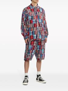 CHOCOOLATE Geruite katoenen shorts - Rood