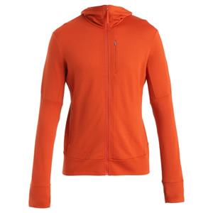 Icebreaker  Merino 260 Quantum IV L/S Zip Hoodie - Merinohoodie, rood