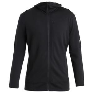 Icebreaker  Merino 260 Quantum IV L/S Zip Hoodie - Merinohoodie, zwart