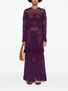 ladoublej La DoubleJ Macramé jurk - Paars