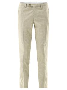 CG - Club of Gents Slim fit pantalon in gemêleerde look, model 'Paco'