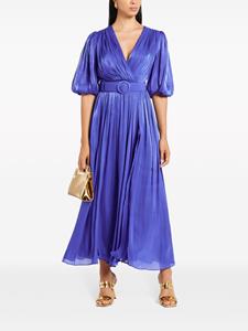 Costarellos Midi-jurk met ceintuur - Blauw