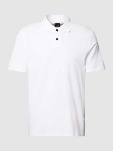 Boss Orange Slim fit poloshirt met korte knoopsluiting, model 'Prime'