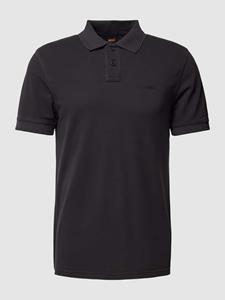 Boss Orange Slim fit poloshirt met korte knoopsluiting, model 'Prime'