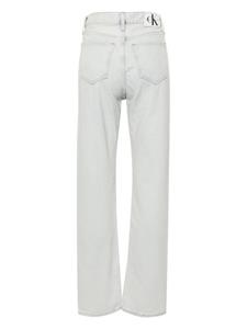 calvinkleinjeans Calvin Klein Jeans High waist straight jeans - Blauw