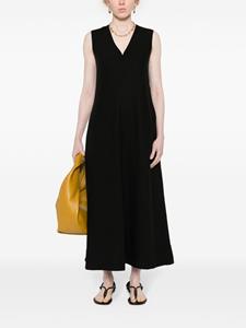 TOTEME Midi-jurk met kanten vlak - Zwart