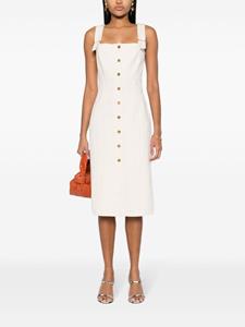 Patou denim midi dress - Beige