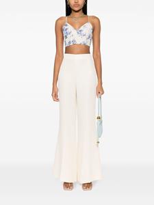 TWINSET Flared plooibroek - Beige