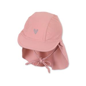 Sterntaler - Kid's Schirmmütze Nackenschutz Herz - Pet, rood