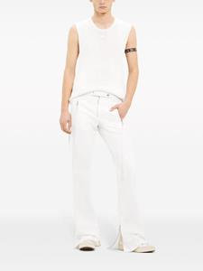 Courrèges Gebreide tanktop - Wit