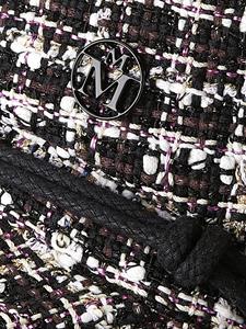 maisonmichel Maison Michel Tweed matrozenpet - Wit