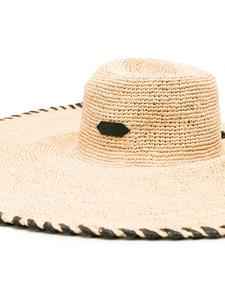 Lanvin Raffia hoed - Beige