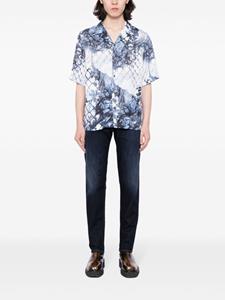 Diesel D-Finitive 009zs mid waist straight jeans - Blauw