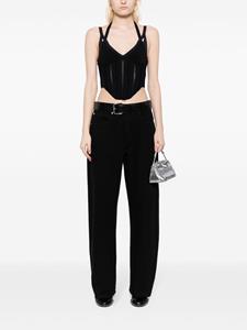 alexanderwang Alexander Wang Broek met wijde pijpen - Zwart