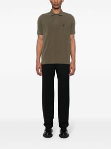 Herno Poloshirt met geborduurd logo - Groen