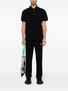 palmangels Palm Angels Katoenen poloshirt met geborduurd logo - Zwart