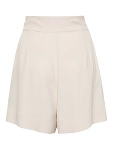 STYLAND High waist geplooide shorts - Beige
