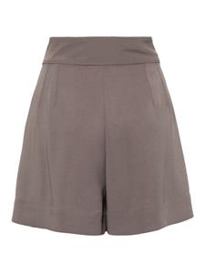 STYLAND High waist geplooide shorts - Grijs