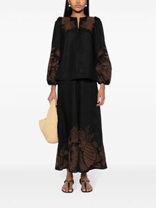 dorotheeschumacher Dorothee Schumacher Exquisite Luxury linnen rok - Zwart
