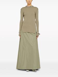 jilsander Jil Sander Maxi-rok met A-lijn - Groen