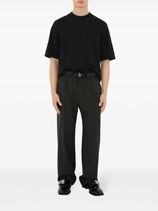 Burberry Gestreepte straight broek - Grijs