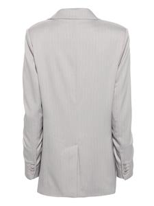 STYLAND Blazer met krijtstreep en enkele rij knopen - Grijs